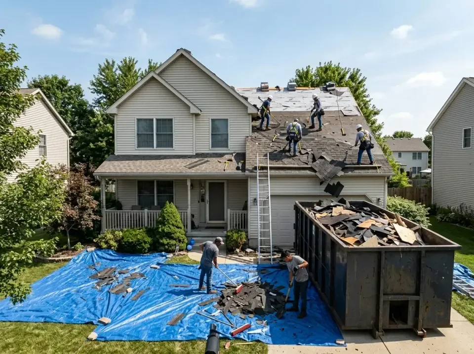 roof-replacement-debris-remova-004 — frequently asked questions, Cheapest Dumpster Rentals in Jamestown, OH